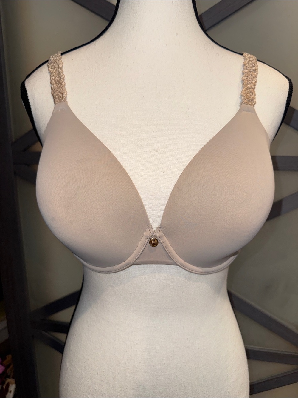 Natori Pure Luxe 732080 Nude Contour Underwire T-Shirt Bra 34DD